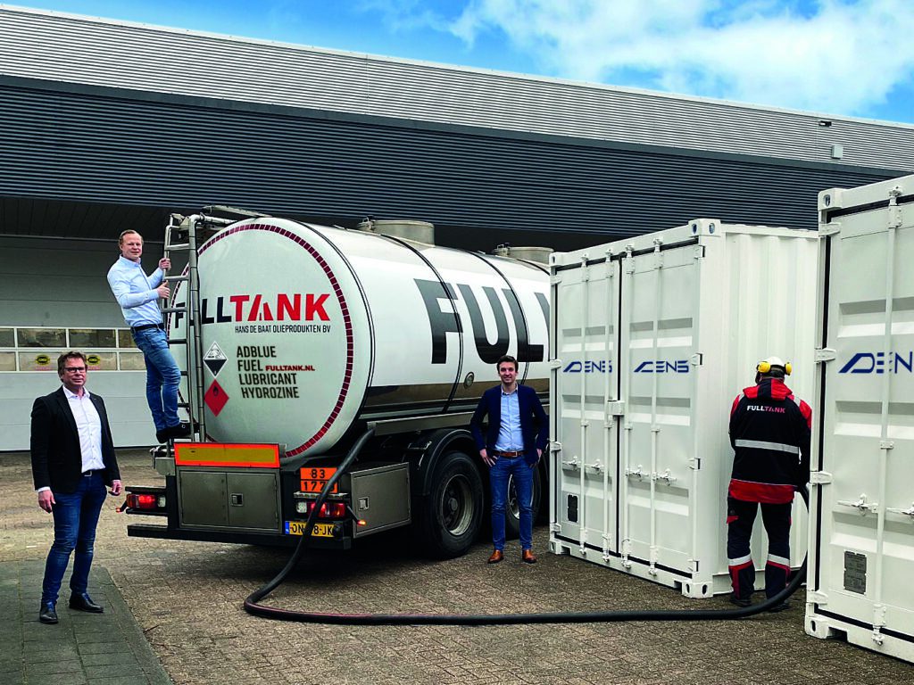 Full Tank takes up its role as a fuel supplier for the DENS Hydrozine generator
