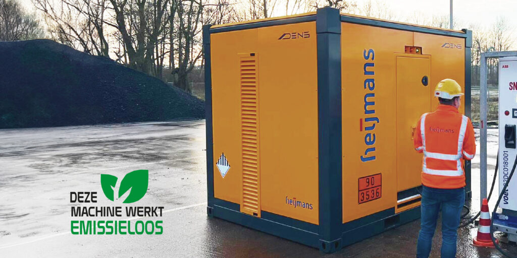 Heijmans buys DENS Powerhub battery systems for sustainable construction sites