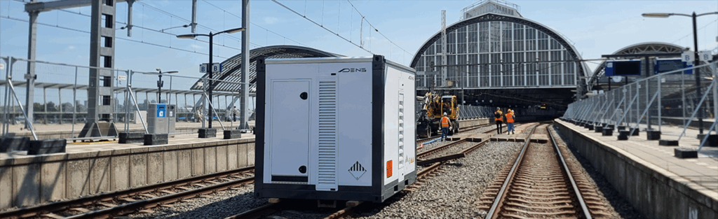 DENS batterij structon prorail Amsterdam CS